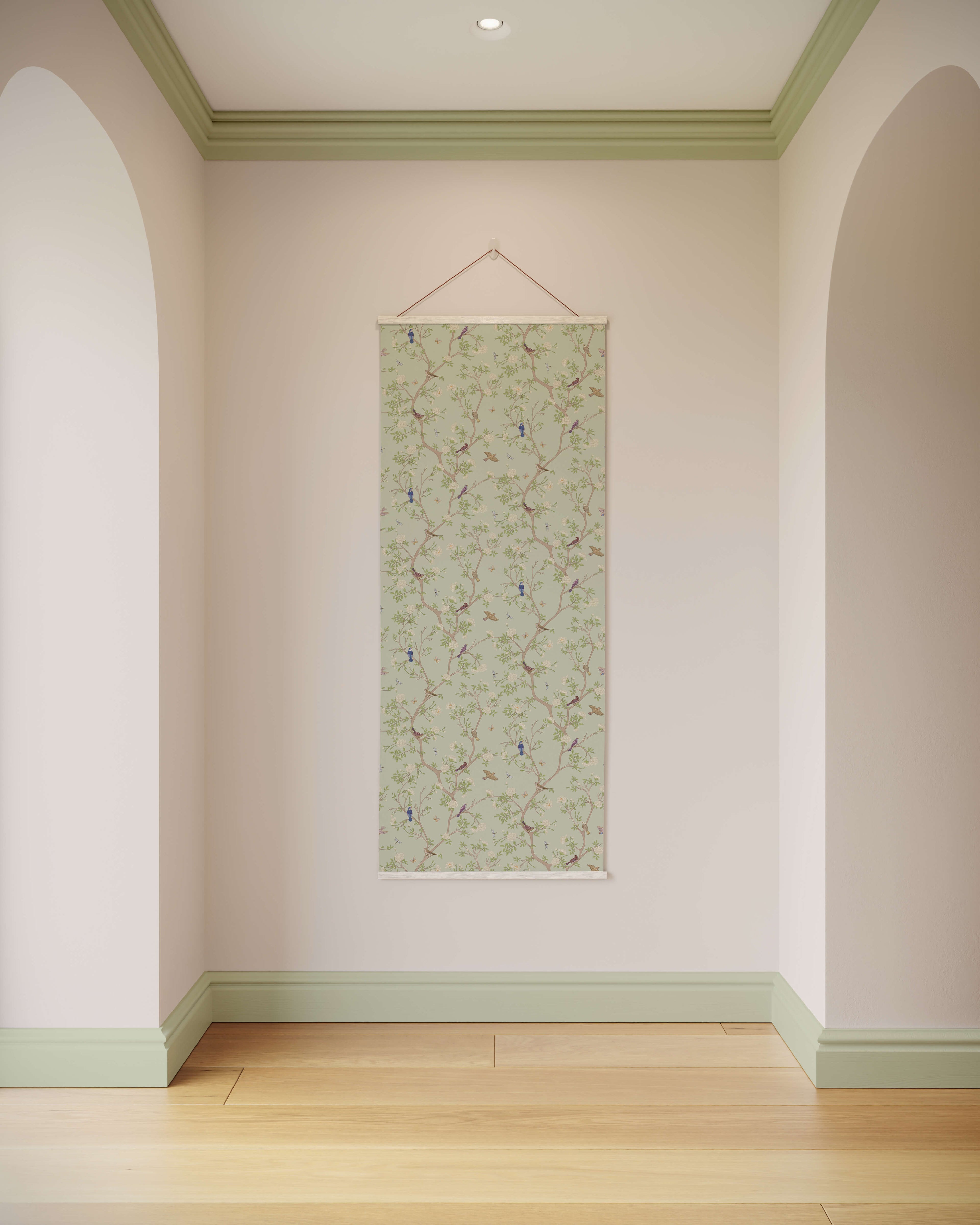 Asian Bird Tapestry