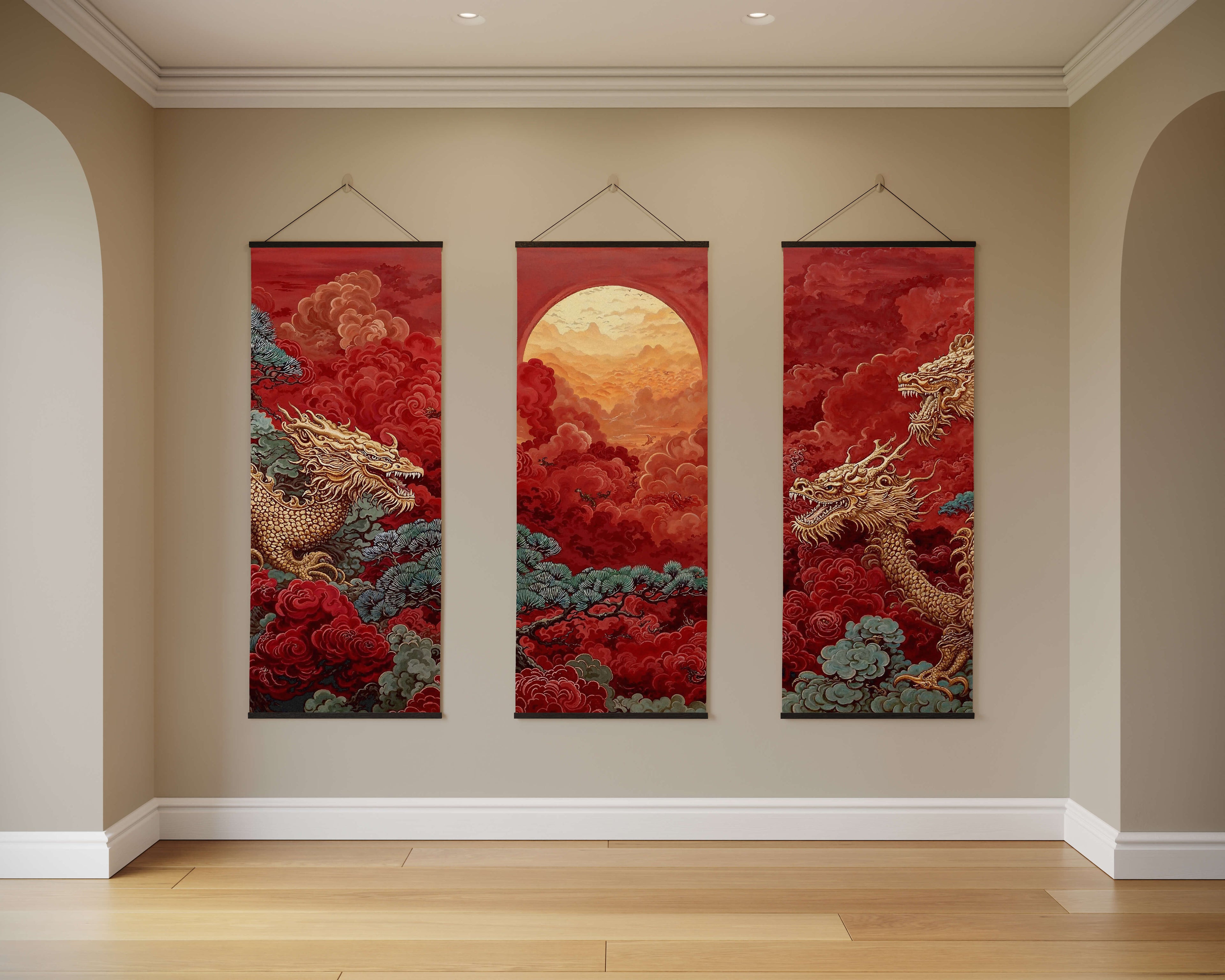 Chinese Dragon Tapestry