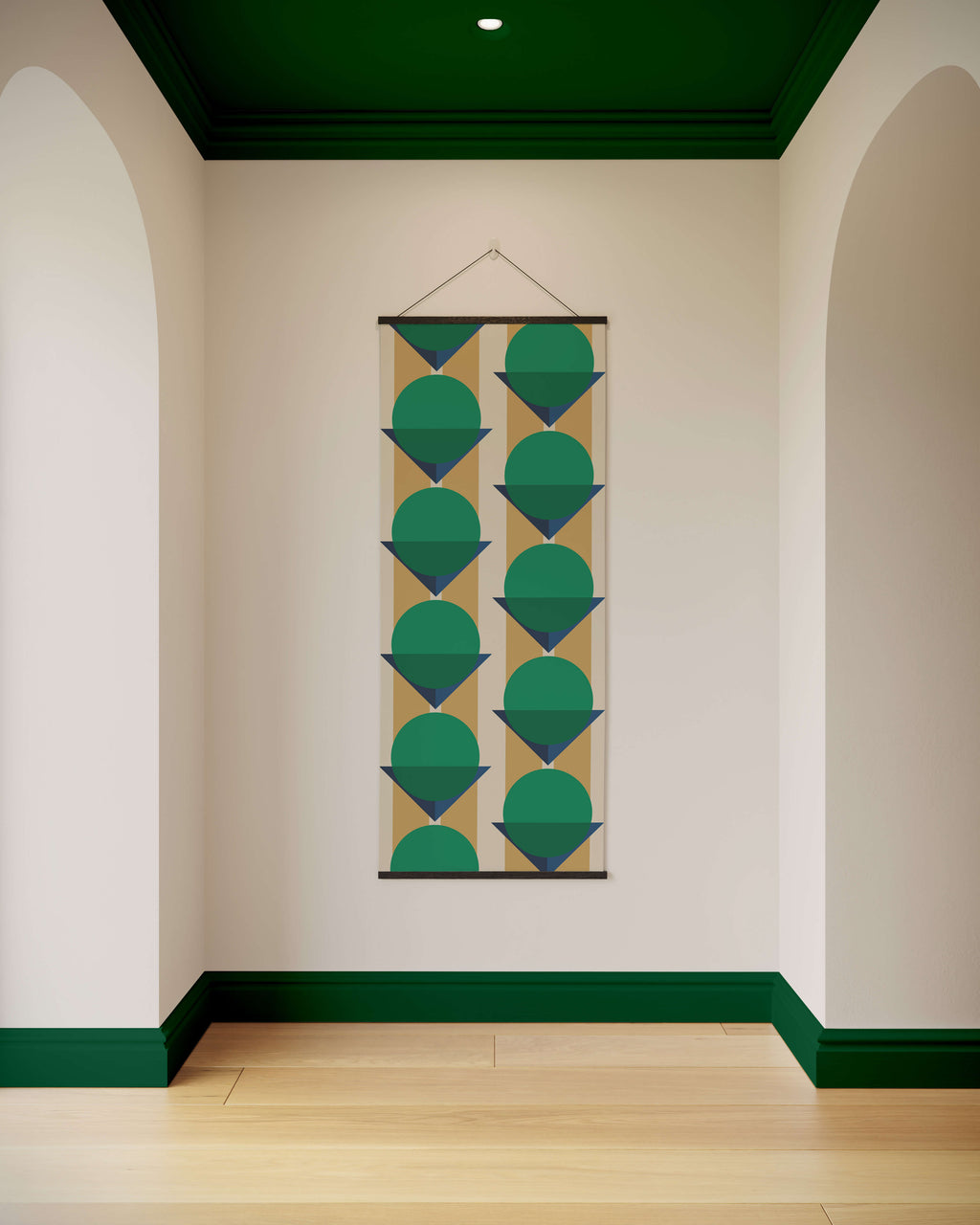 Bauhaus Geometric Tapestry