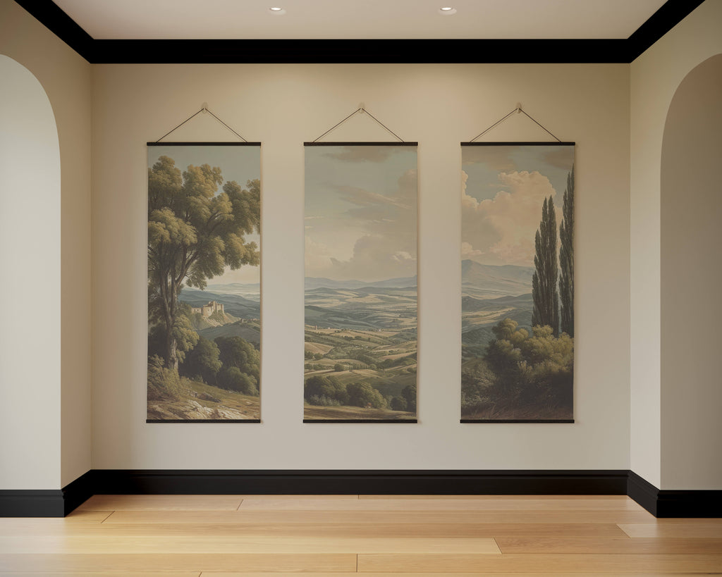 Vintage European Landscape Tapestry