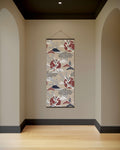Crane and Cherry Blossom Tapestry