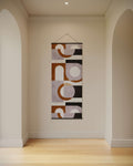 Large Retro Geometric Shape Tapestry